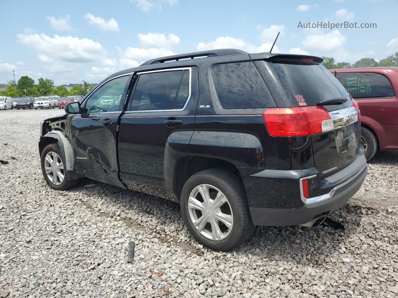 2017 Gmc Terrain Sle Черный vin: 2GKALNEK8H6336960