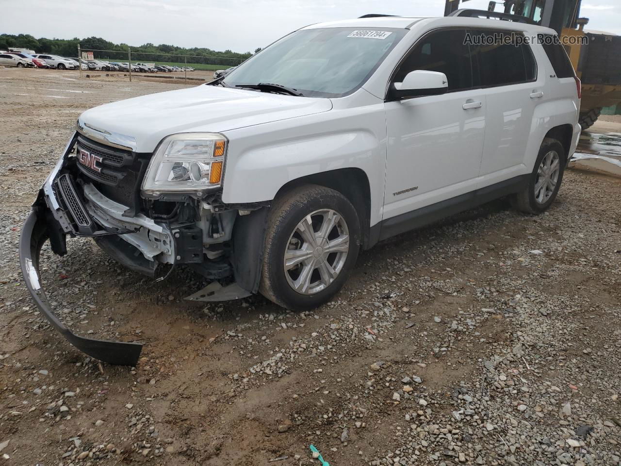 2017 Gmc Terrain Sle White vin: 2GKALNEK8H6337591