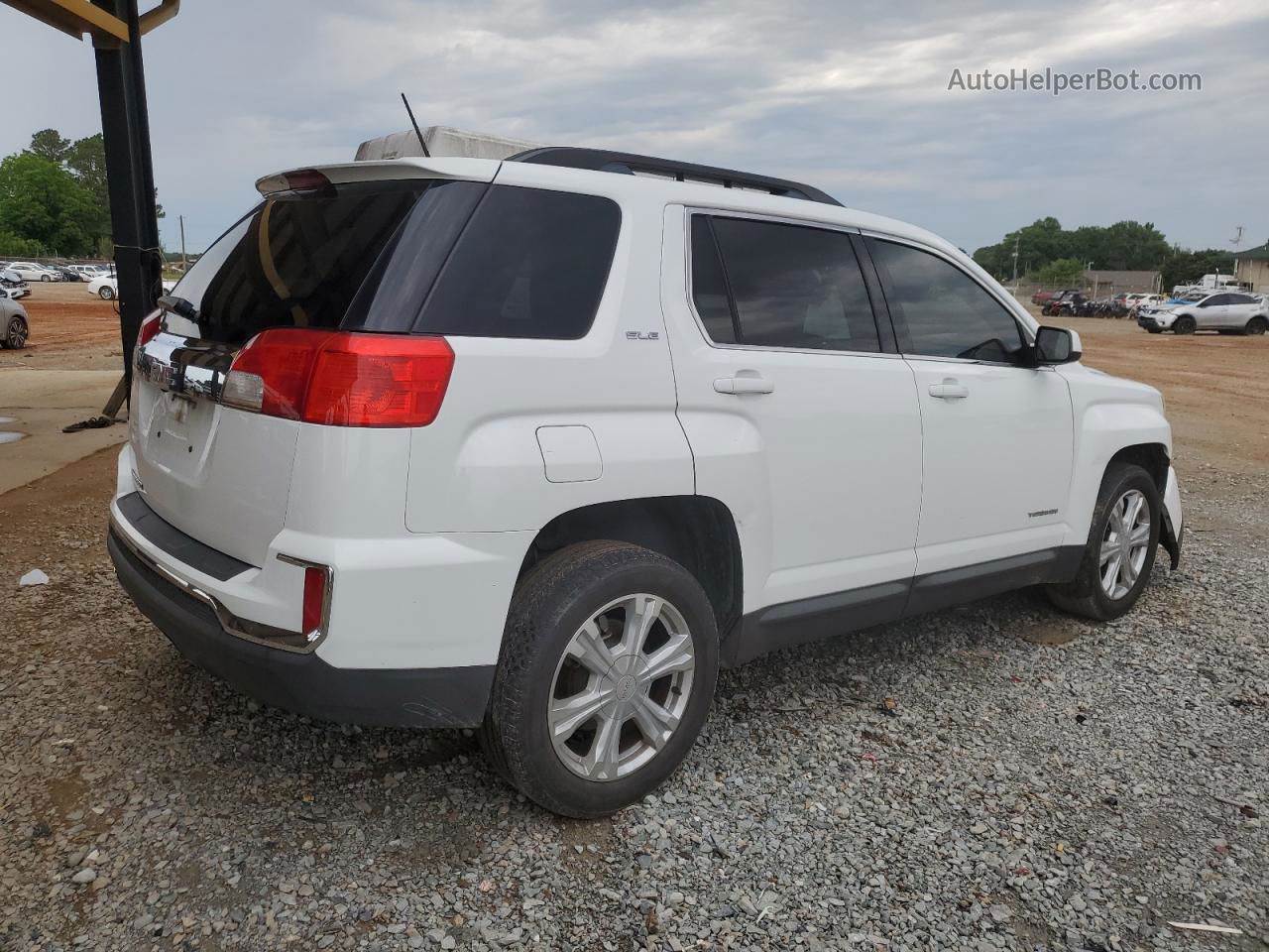 2017 Gmc Terrain Sle White vin: 2GKALNEK8H6337591