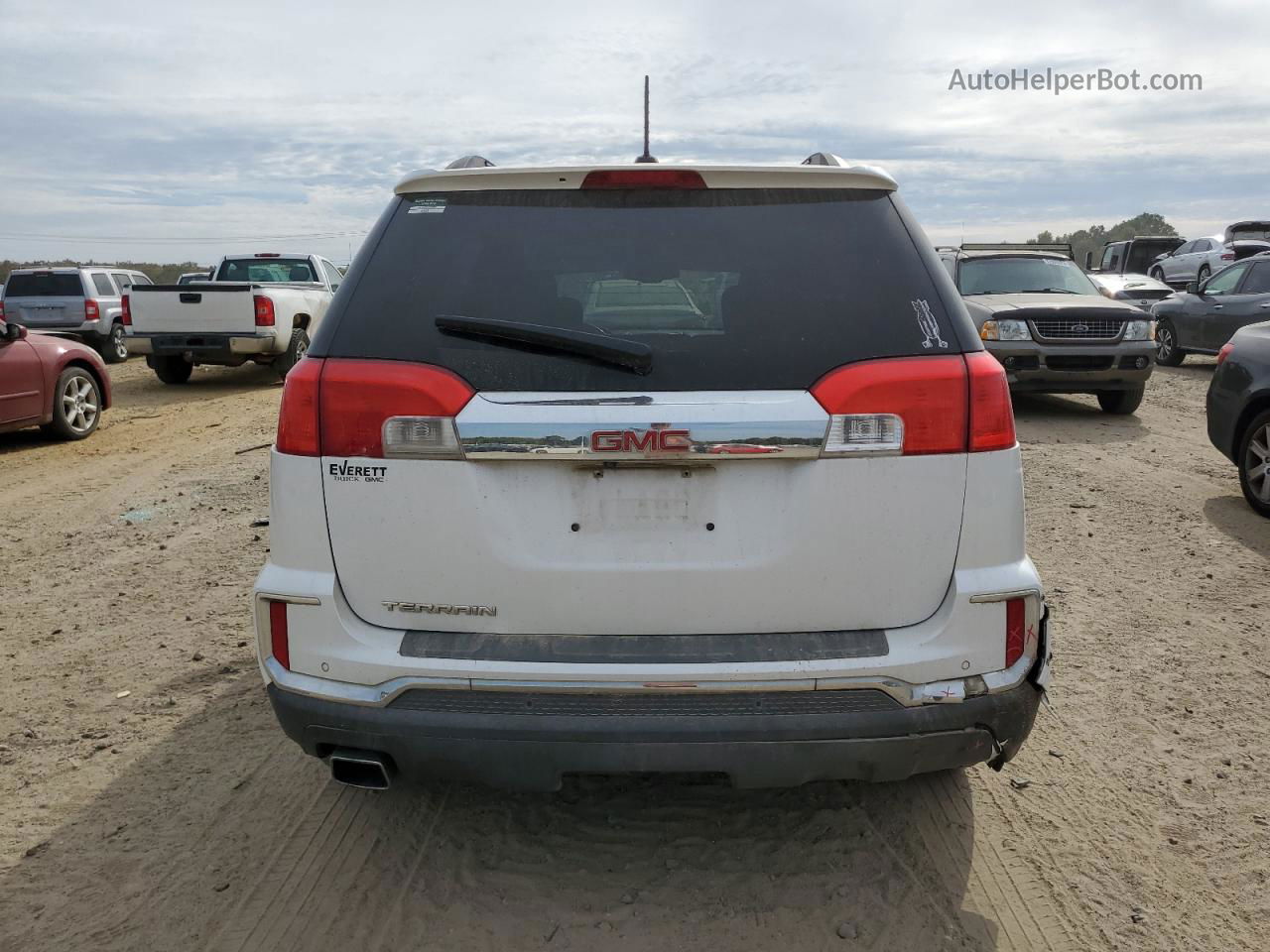 2016 Gmc Terrain Sle White vin: 2GKALNEK9G6198070