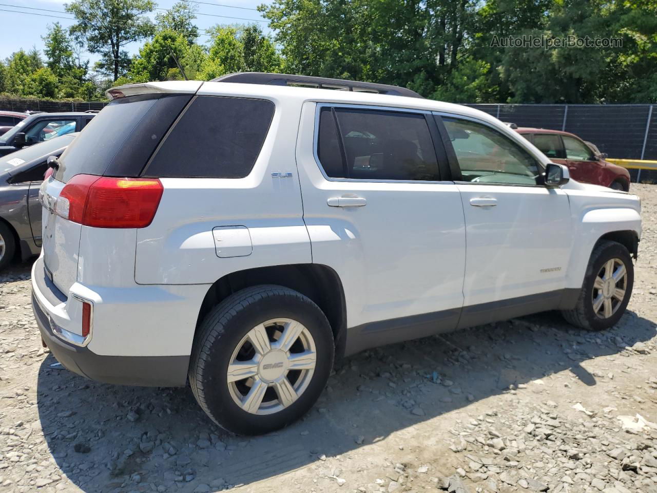 2016 Gmc Terrain Sle White vin: 2GKALNEK9G6314979