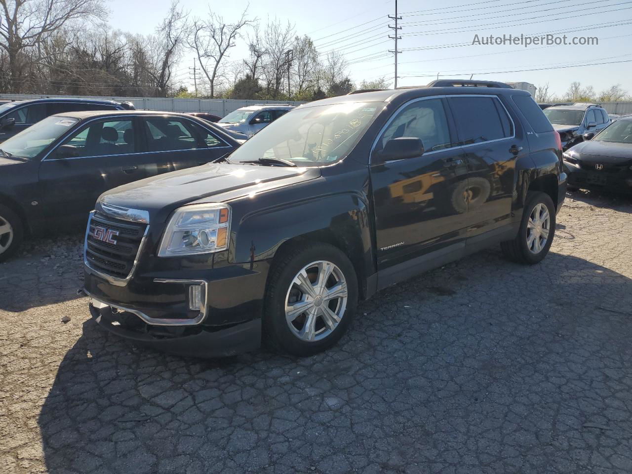 2017 Gmc Terrain Sle Black vin: 2GKALNEK9H6324252