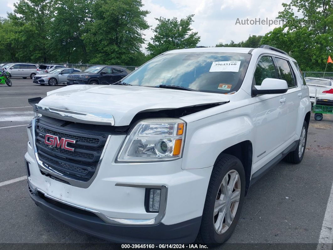 2017 Gmc Terrain Sle-2 White vin: 2GKALNEK9H6350530