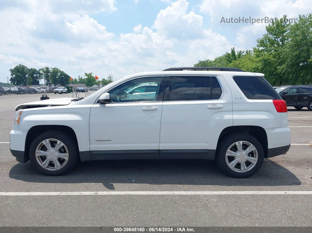 2017 Gmc Terrain Sle-2 White vin: 2GKALNEK9H6350530