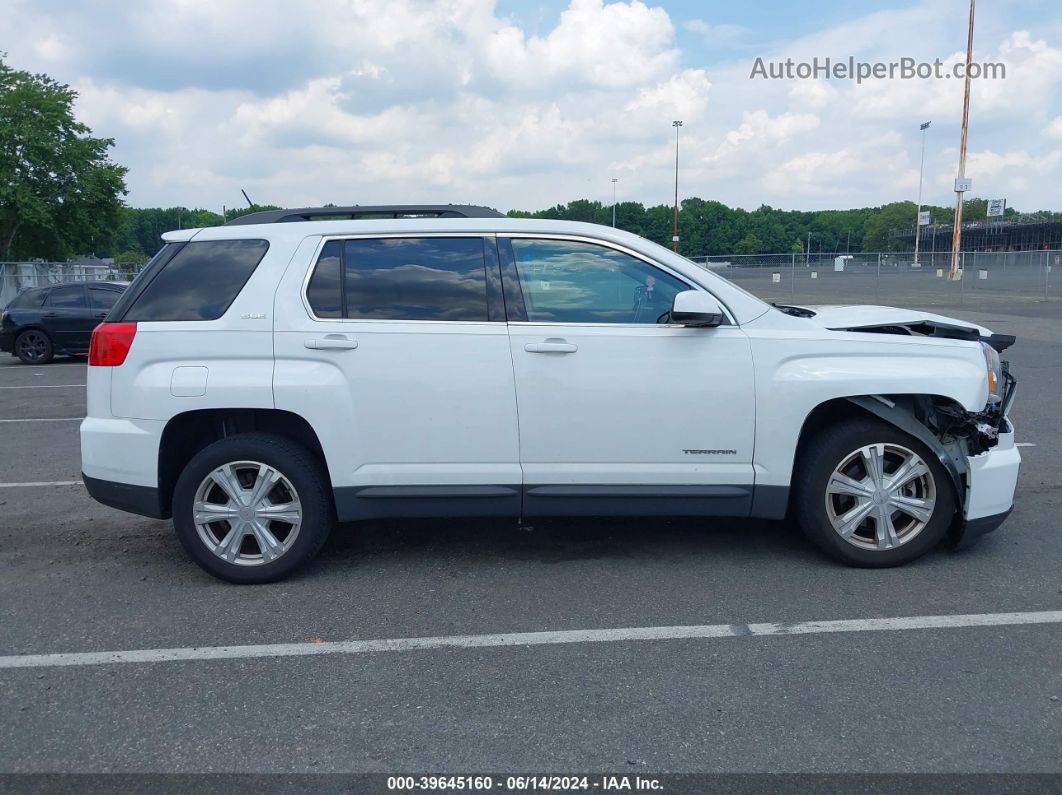 2017 Gmc Terrain Sle-2 White vin: 2GKALNEK9H6350530