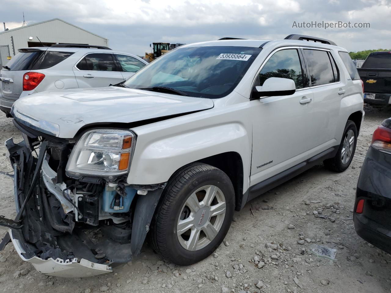 2016 Gmc Terrain Sle White vin: 2GKALNEKXG6166034