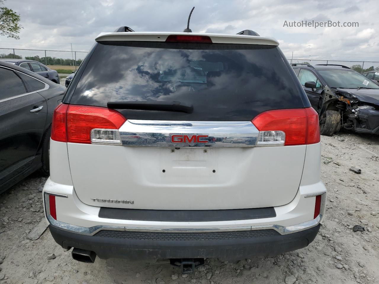 2016 Gmc Terrain Sle White vin: 2GKALNEKXG6166034