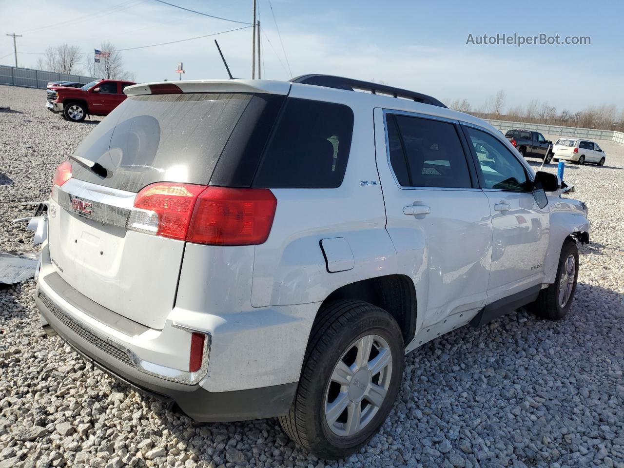 2016 Gmc Terrain Sle White vin: 2GKALNEKXG6296461