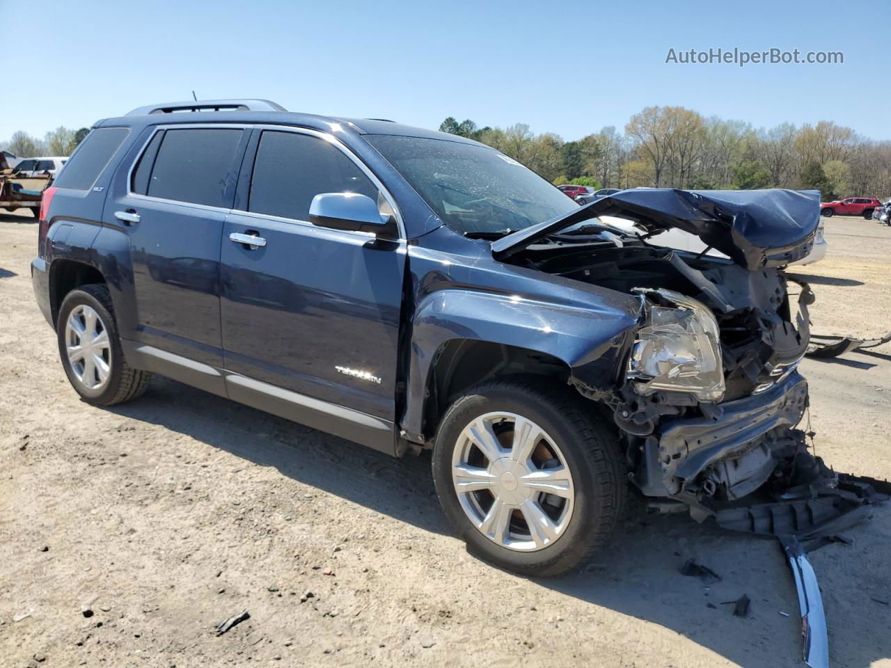 2017 Gmc Terrain Slt Blue vin: 2GKALPEK1H6158482