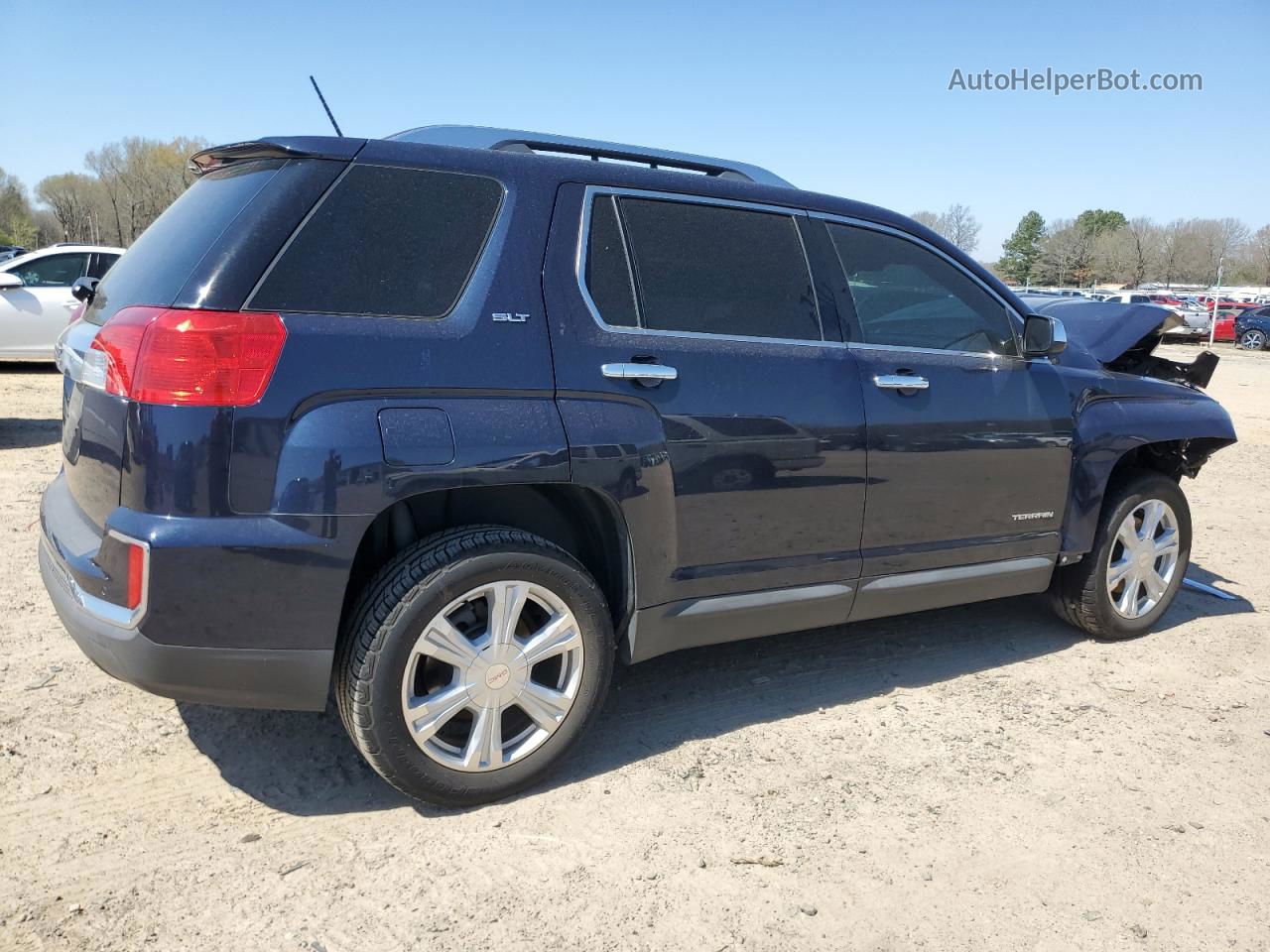 2017 Gmc Terrain Slt Синий vin: 2GKALPEK1H6158482