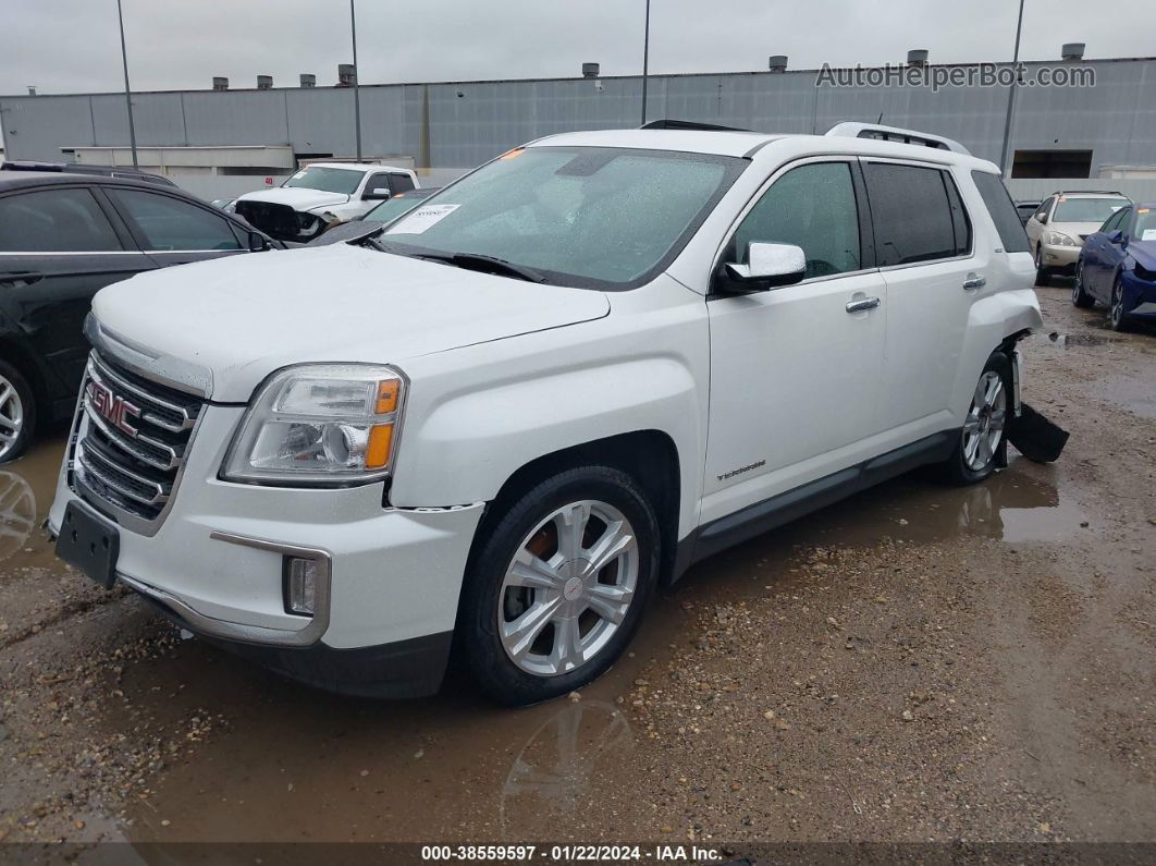 2016 Gmc Terrain Slt White vin: 2GKALPEK2G6275552