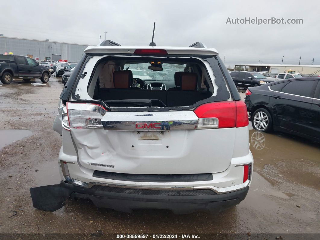 2016 Gmc Terrain Slt White vin: 2GKALPEK2G6275552