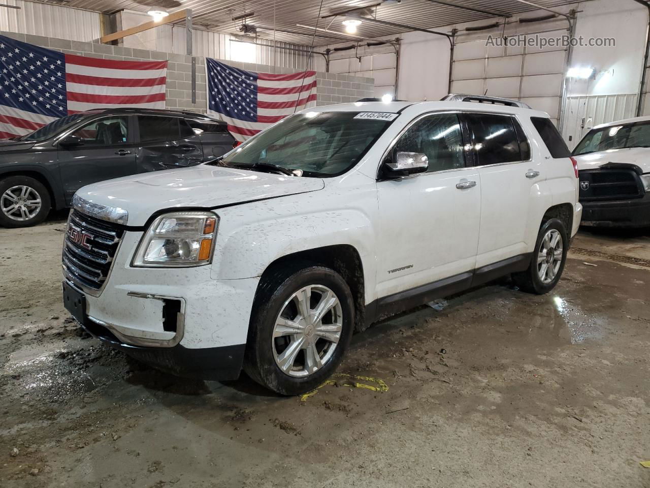 2017 Gmc Terrain Slt White vin: 2GKALPEK2H6120436