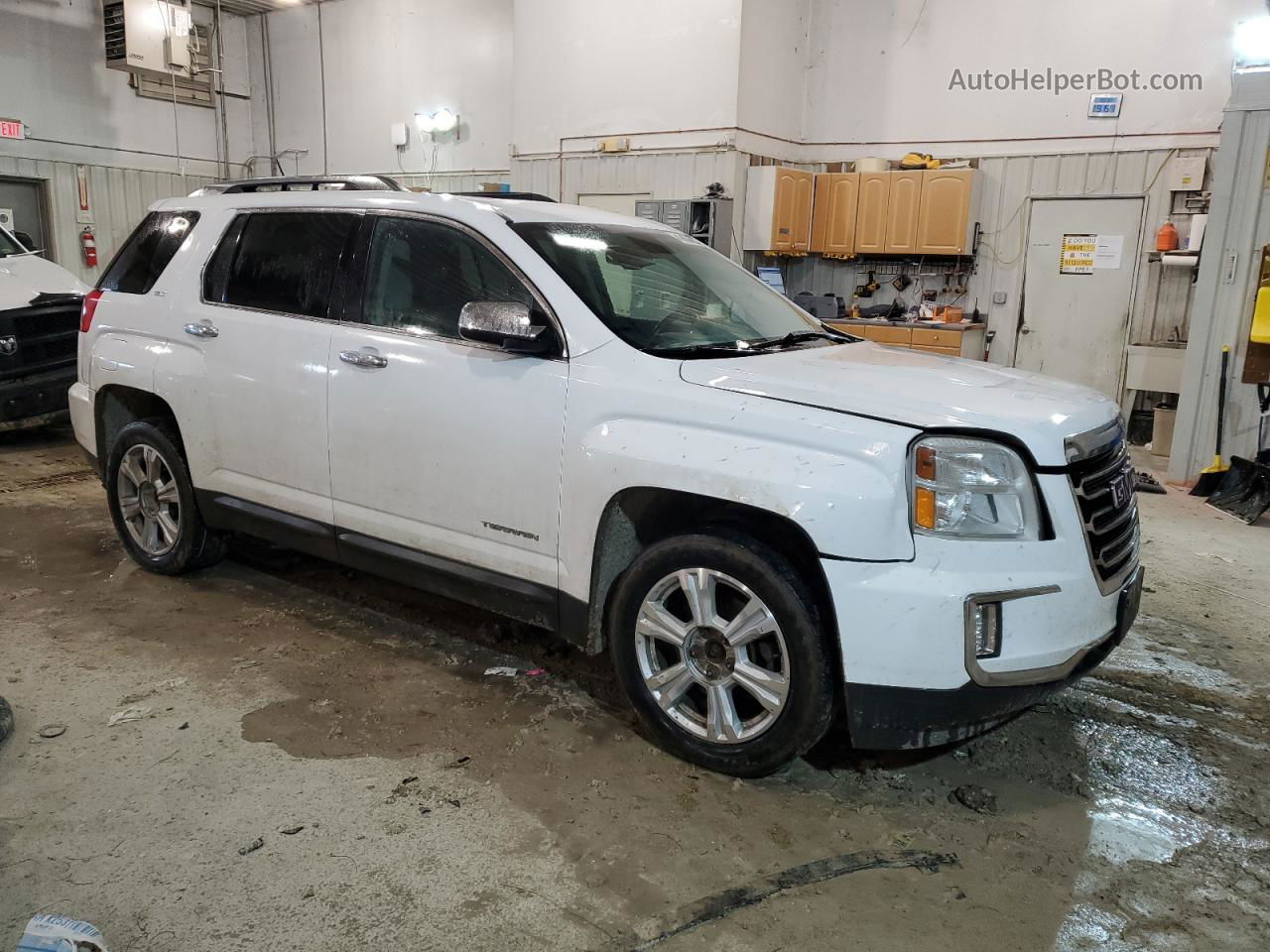 2017 Gmc Terrain Slt White vin: 2GKALPEK2H6120436