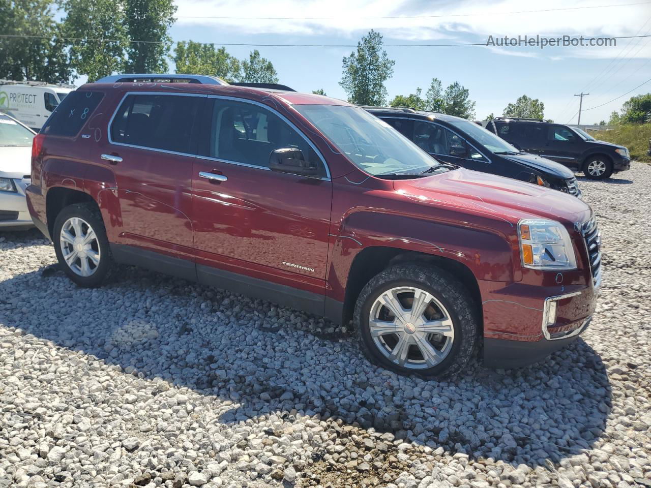 2016 Gmc Terrain Slt Burgundy vin: 2GKALPEK3G6153959