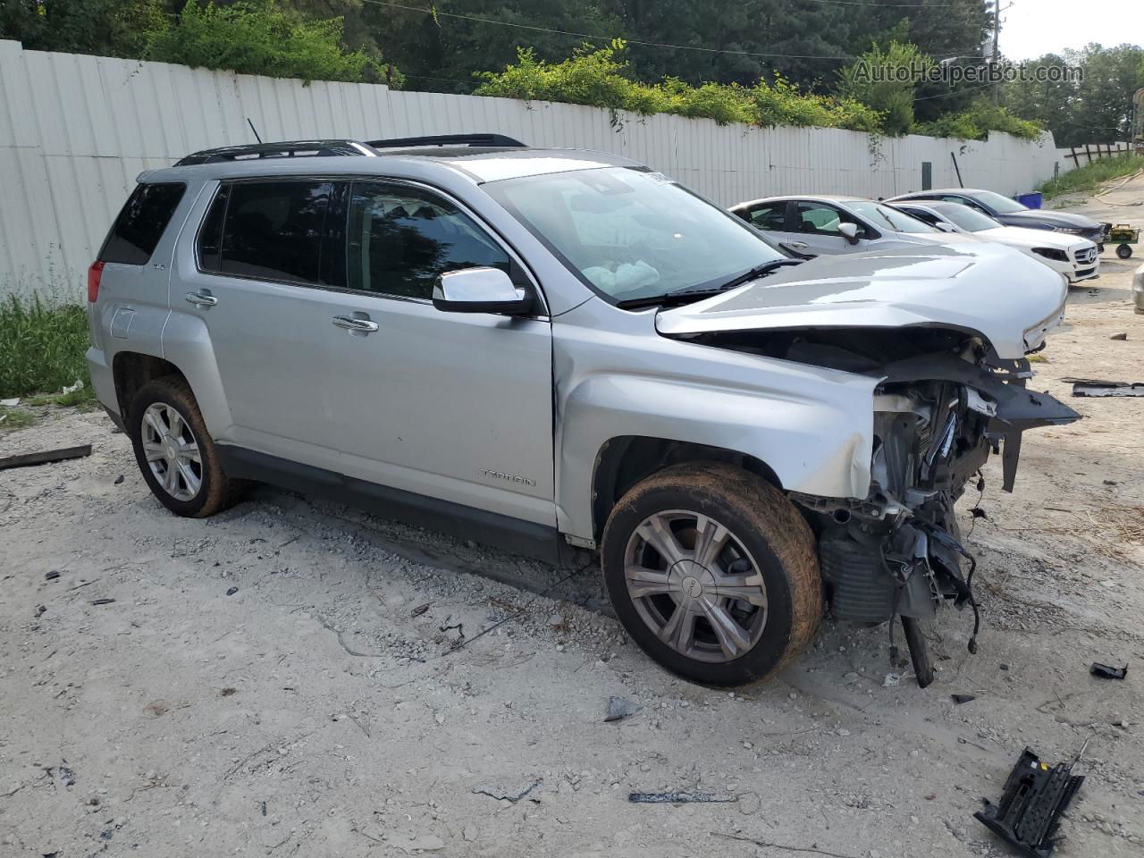 2016 Gmc Terrain Slt Silver vin: 2GKALPEK3G6343292