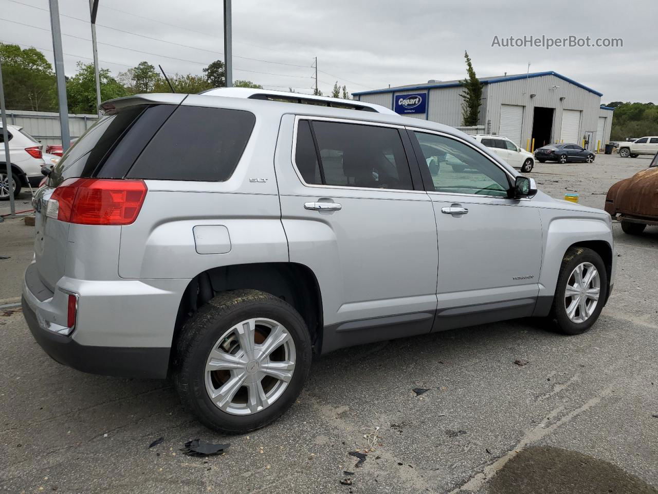 2017 Gmc Terrain Slt Серебряный vin: 2GKALPEK3H6250077