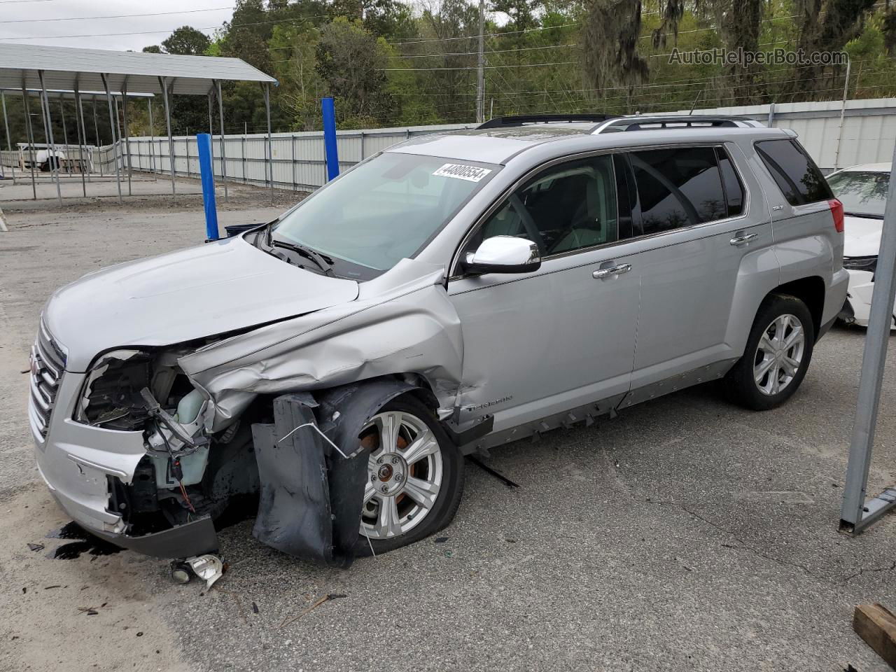 2017 Gmc Terrain Slt Серебряный vin: 2GKALPEK3H6250077