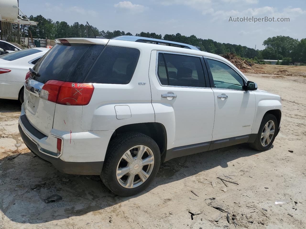 2017 Gmc Terrain Slt Белый vin: 2GKALPEK3H6316594