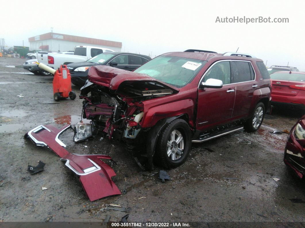 2016 Gmc Terrain Slt Burgundy vin: 2GKALPEK4G6350381