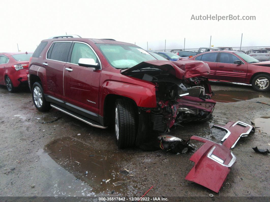 2016 Gmc Terrain Slt Burgundy vin: 2GKALPEK4G6350381