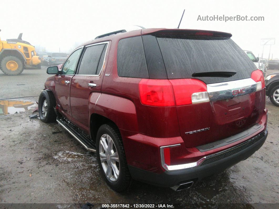 2016 Gmc Terrain Slt Burgundy vin: 2GKALPEK4G6350381