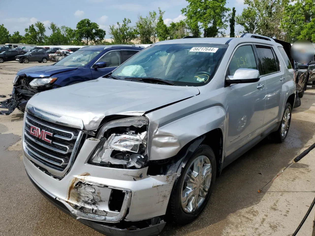 2017 Gmc Terrain Slt Silver vin: 2GKALPEK5H6325653