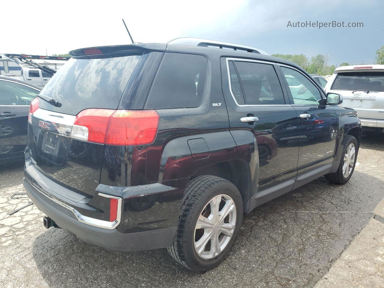 2016 Gmc Terrain Slt Черный vin: 2GKALPEK6G6272783