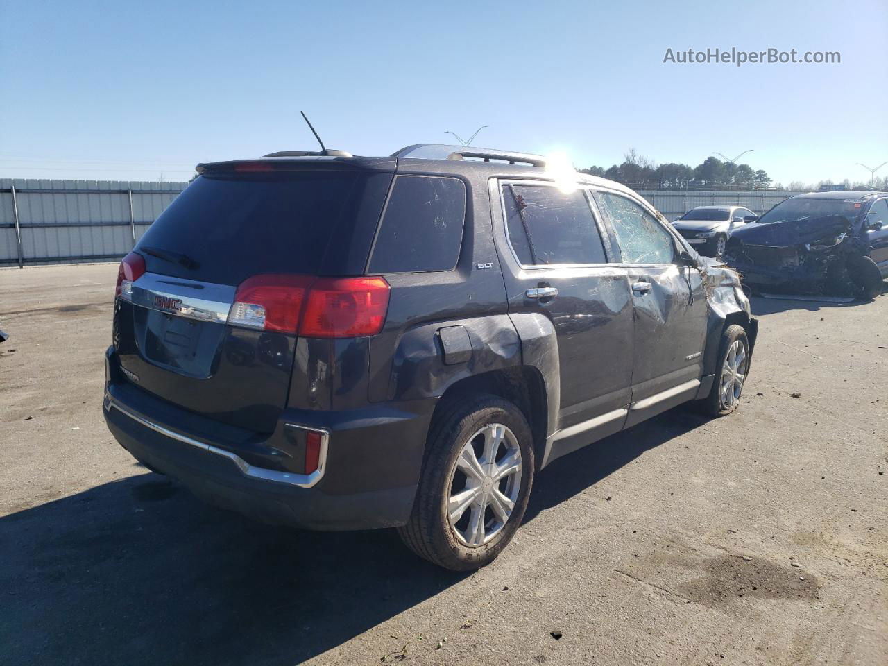 2016 Gmc Terrain Slt Черный vin: 2GKALPEK7G6348446