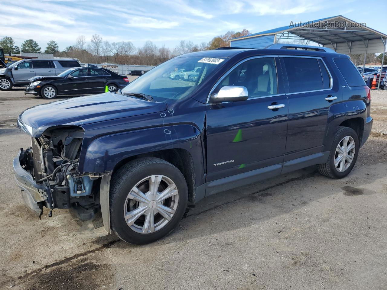 2016 Gmc Terrain Slt Blue vin: 2GKALPEK8G6256813