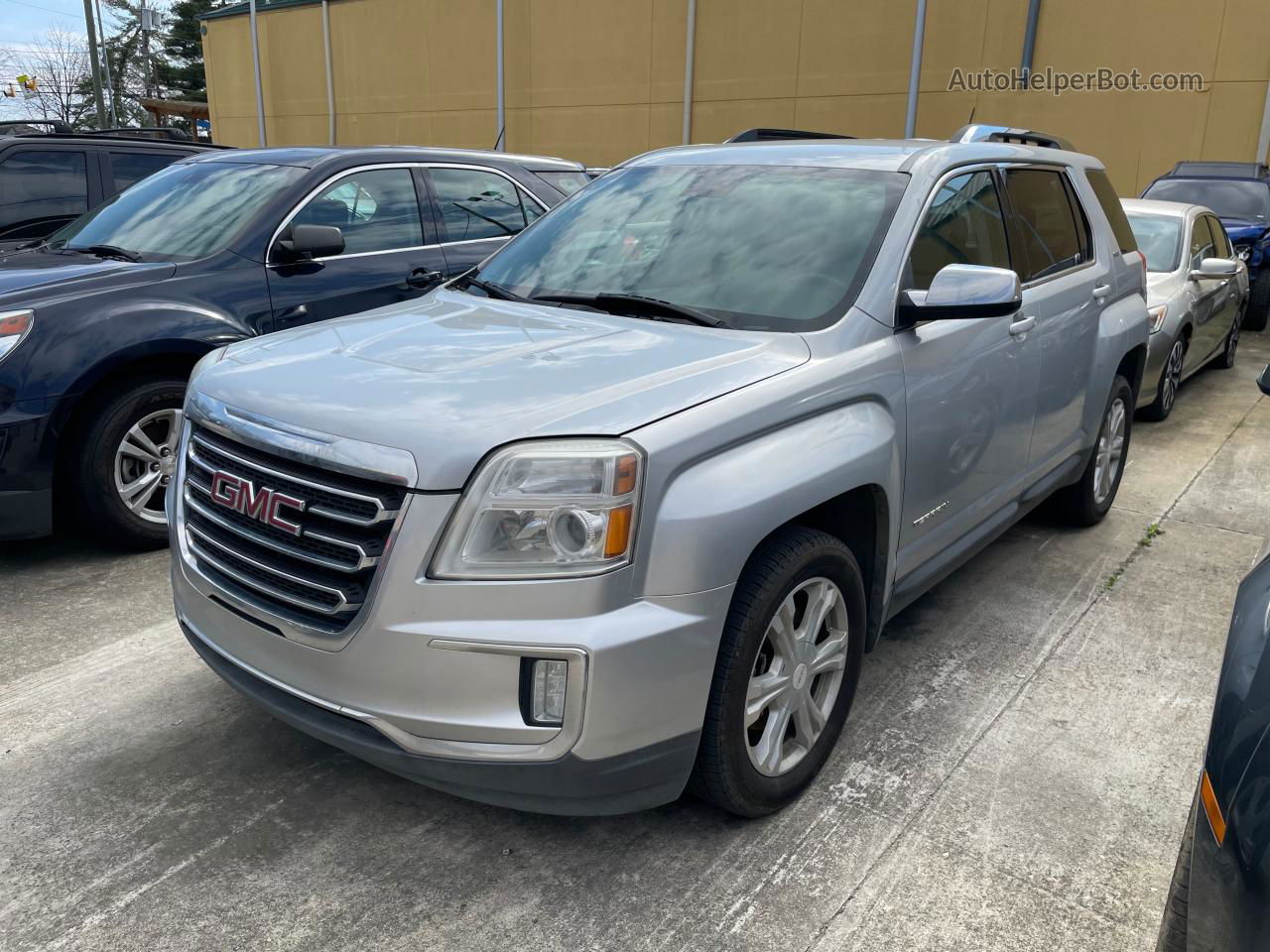 2016 Gmc Terrain Slt Silver vin: 2GKALPEK8G6274566