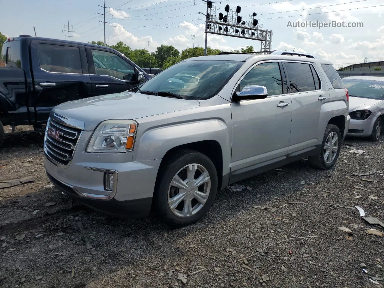 2017 Gmc Terrain Slt Silver vin: 2GKALPEK8H6136575