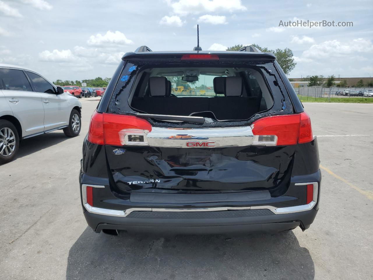 2017 Gmc Terrain Slt Черный vin: 2GKALPEK8H6159175