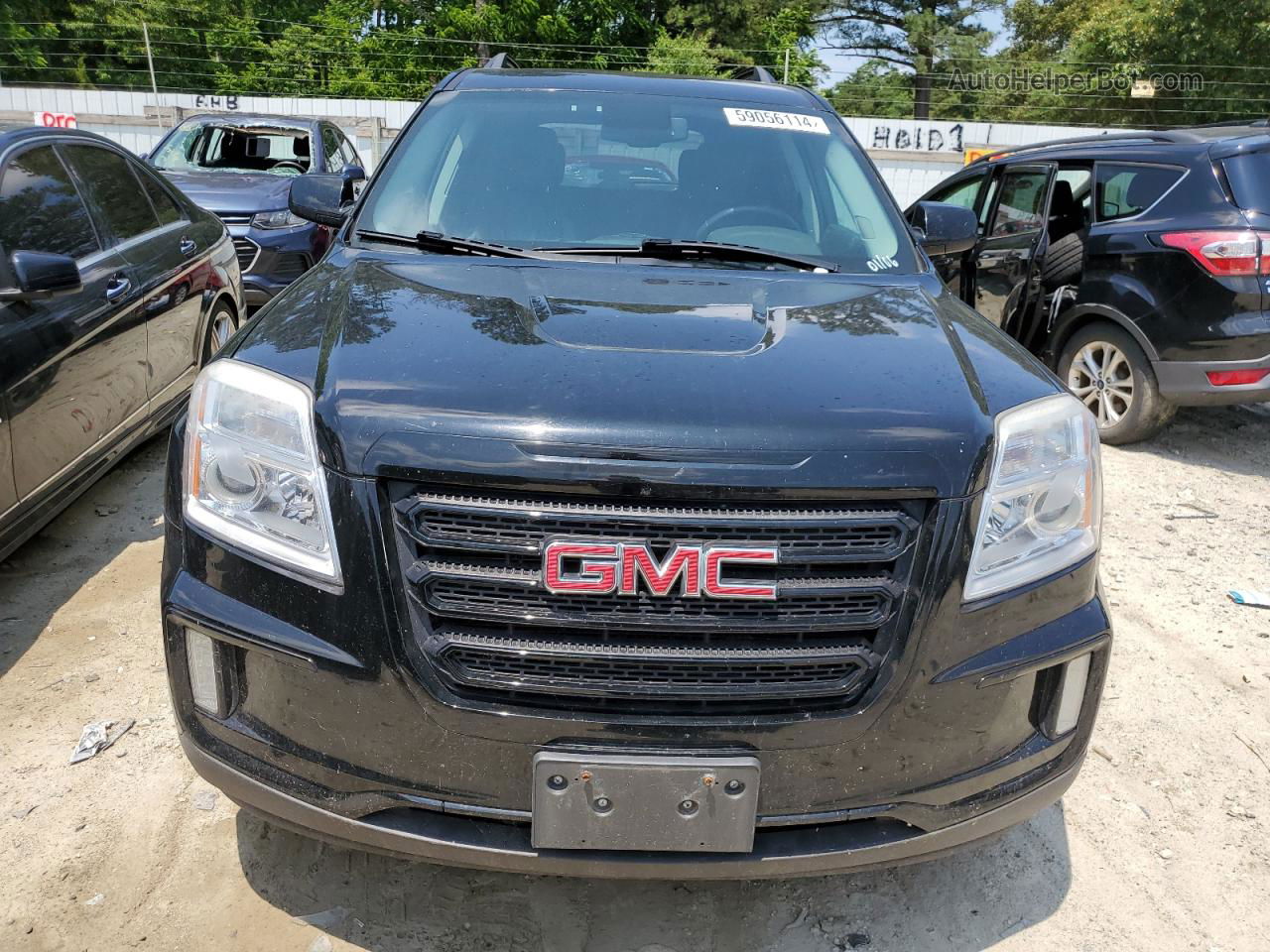 2017 Gmc Terrain Slt Black vin: 2GKALPEK8H6236465