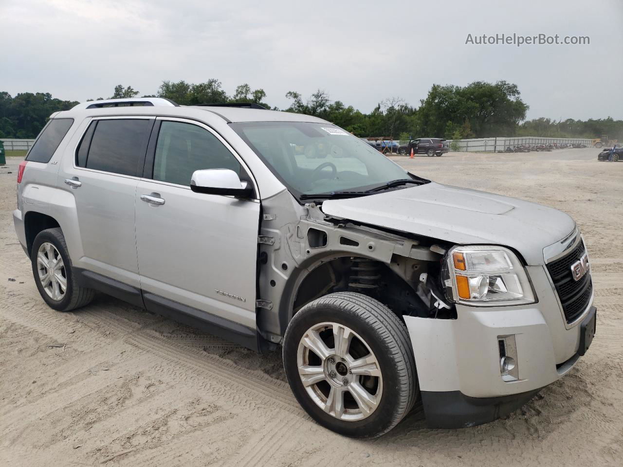 2017 Gmc Terrain Slt Серебряный vin: 2GKALPEK8H6317983