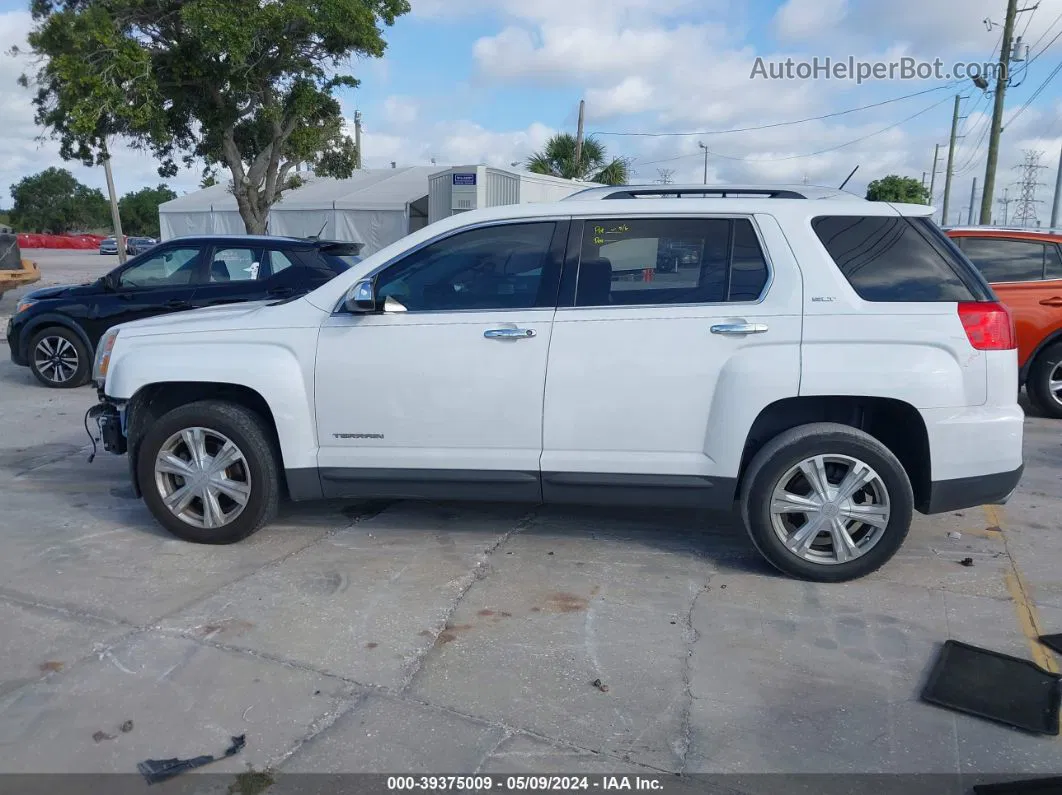 2017 Gmc Terrain Slt White vin: 2GKALPEK8H6328711