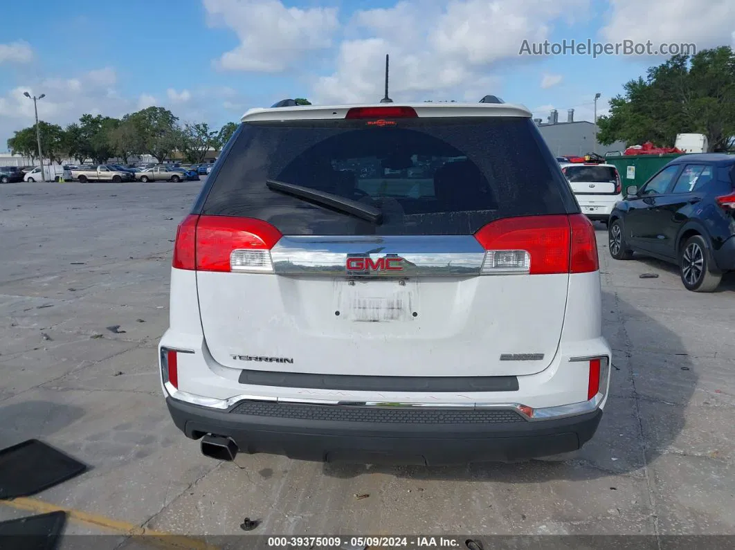 2017 Gmc Terrain Slt White vin: 2GKALPEK8H6328711