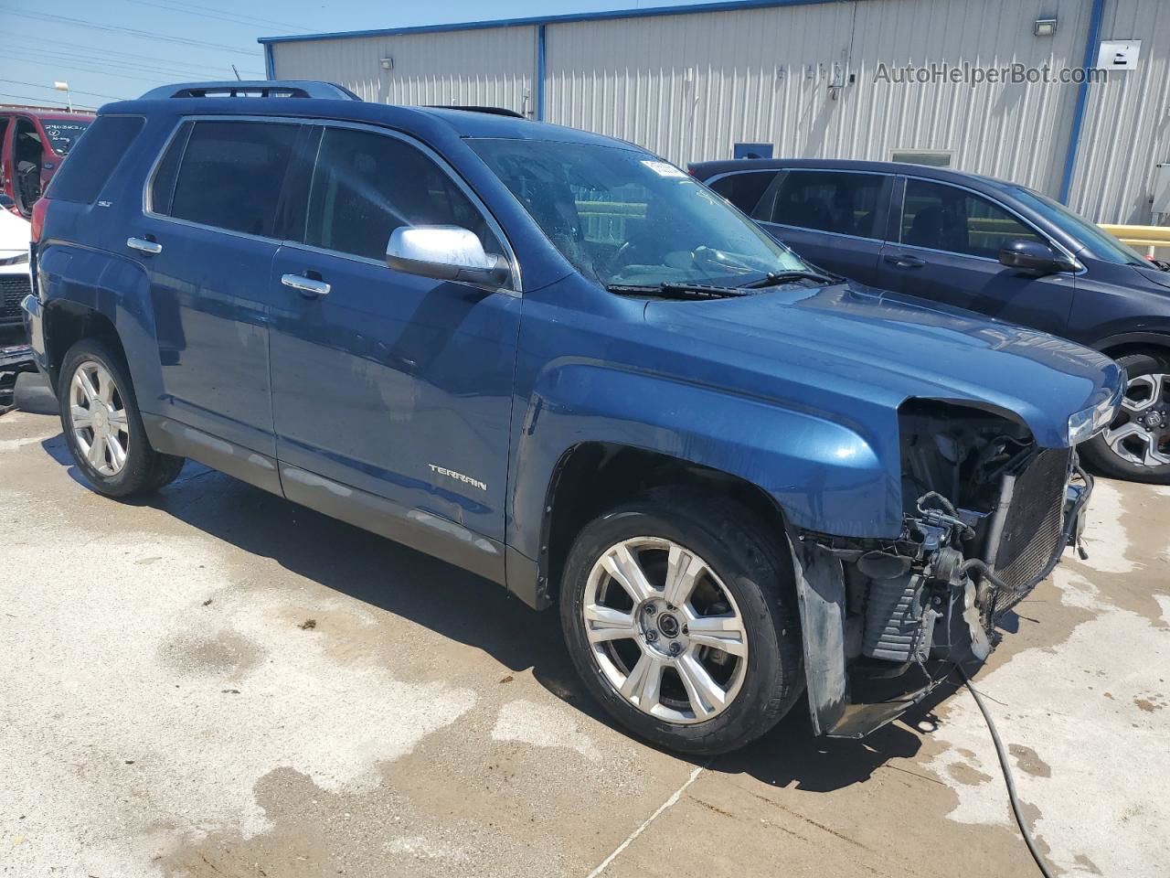 2016 Gmc Terrain Slt Синий vin: 2GKALPEK9G6286886