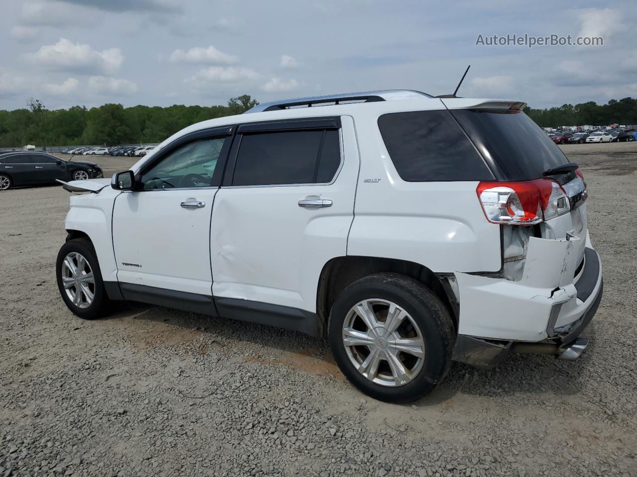 2017 Gmc Terrain Slt Белый vin: 2GKALPEK9H6320164