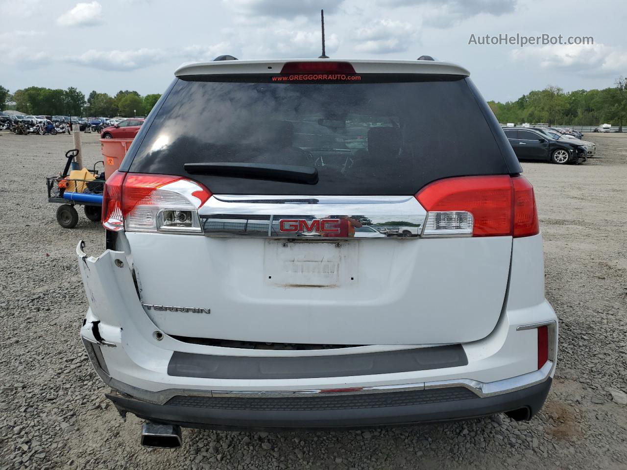 2017 Gmc Terrain Slt White vin: 2GKALPEK9H6320164