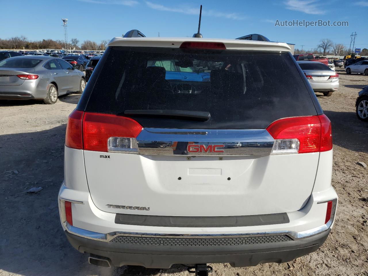 2017 Gmc Terrain Slt White vin: 2GKALPEK9H6331147