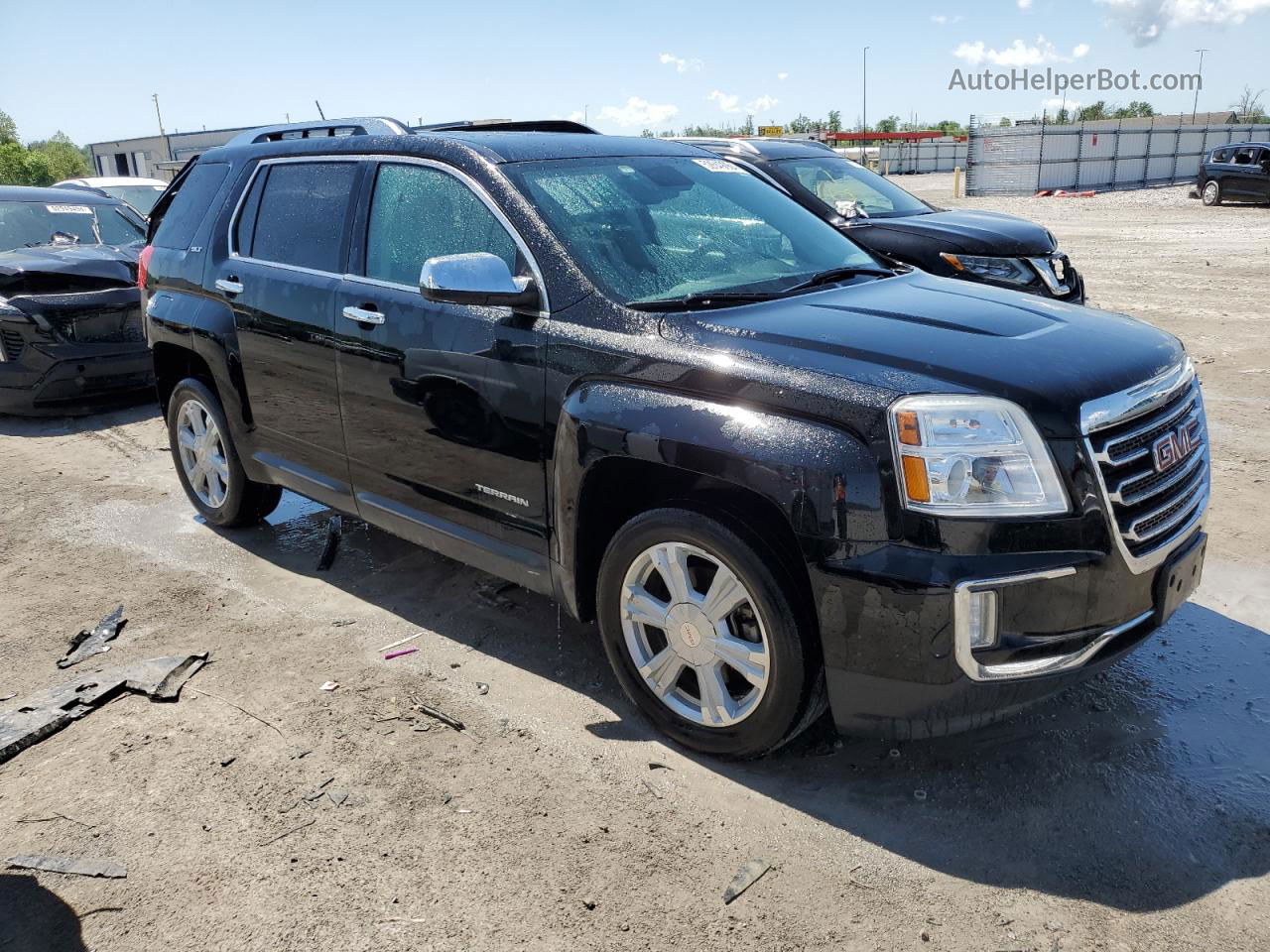 2016 Gmc Terrain Slt Black vin: 2GKALPEKXG6348666