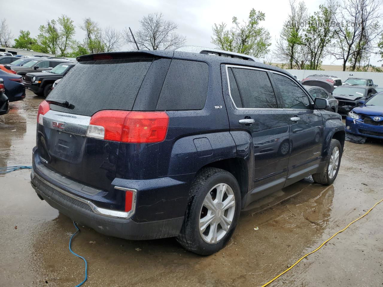 2017 Gmc Terrain Slt Blue vin: 2GKALPEKXH6162076