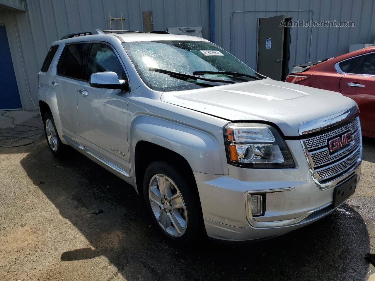 2017 Gmc Terrain Denali Серебряный vin: 2GKALREK1H6137708