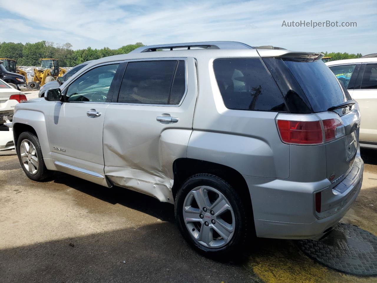 2017 Gmc Terrain Denali Серебряный vin: 2GKALREK1H6137708