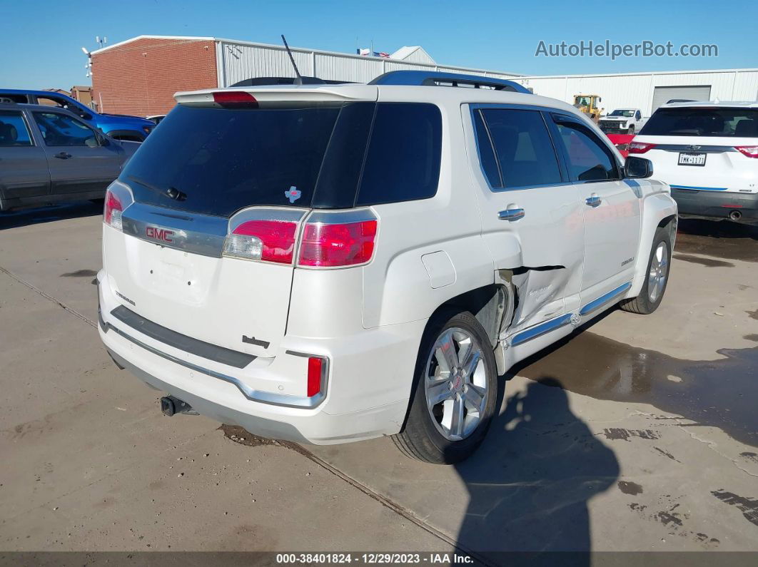 2017 Gmc Terrain Denali White vin: 2GKALREK4H6175465