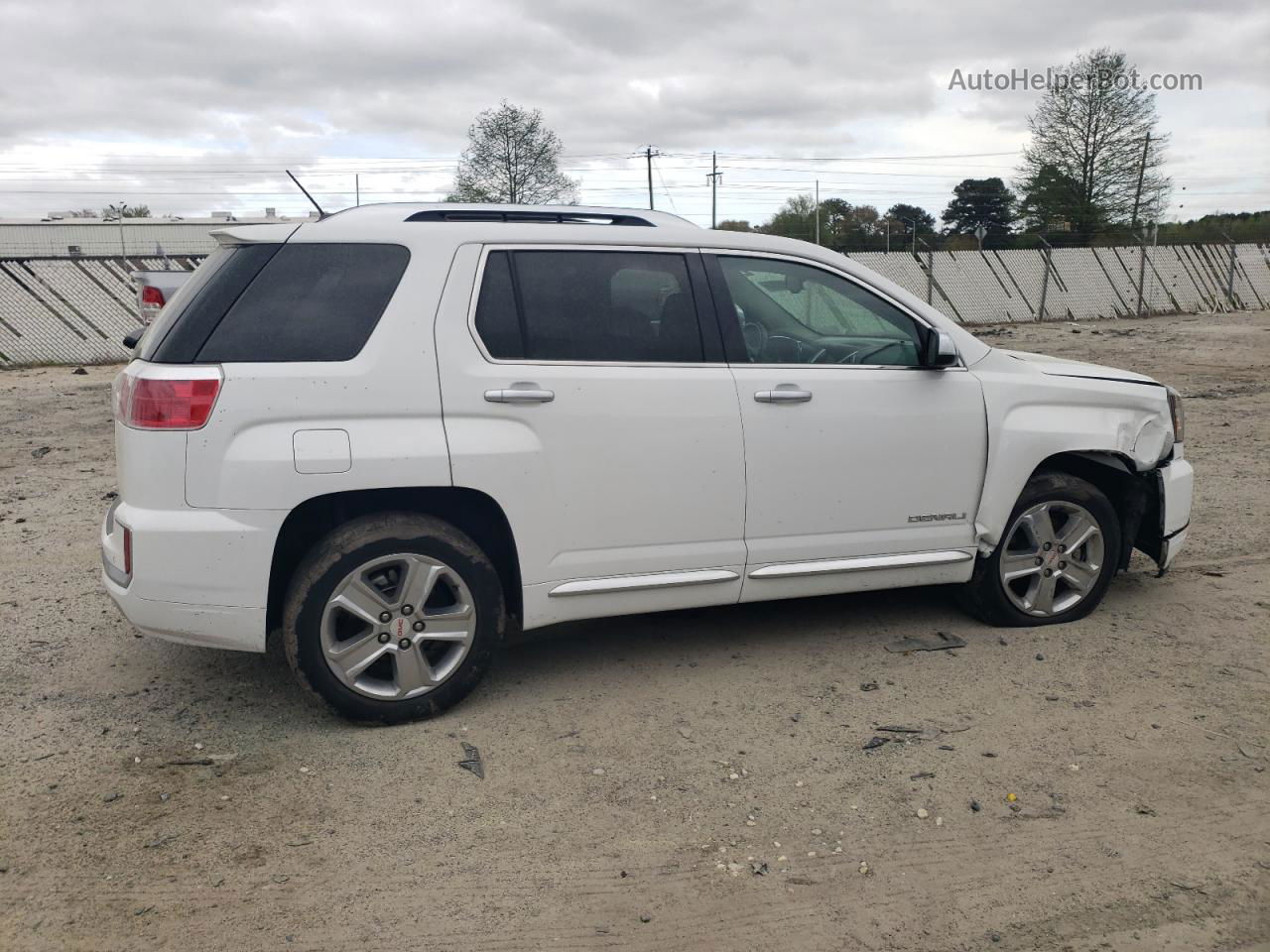 2017 Gmc Terrain Denali White vin: 2GKALREK6H6232118