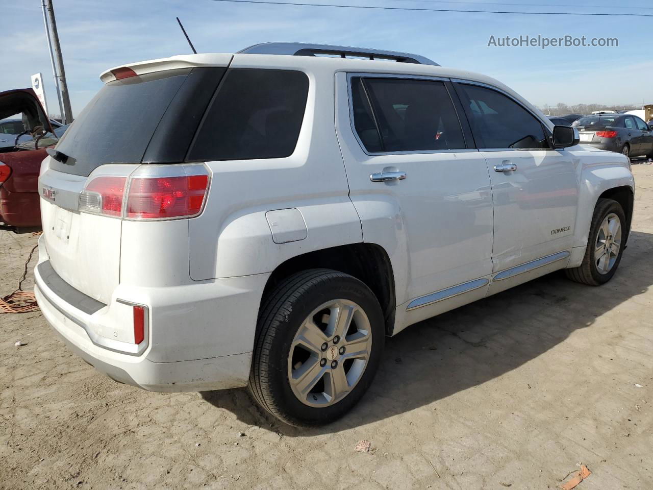 2017 Gmc Terrain Denali White vin: 2GKALREK7H6133839