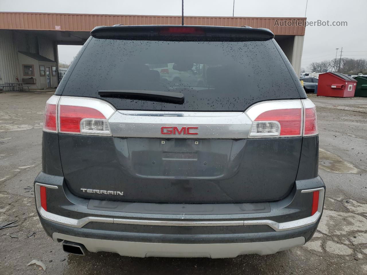 2017 Gmc Terrain Denali Серый vin: 2GKALREK7H6182524