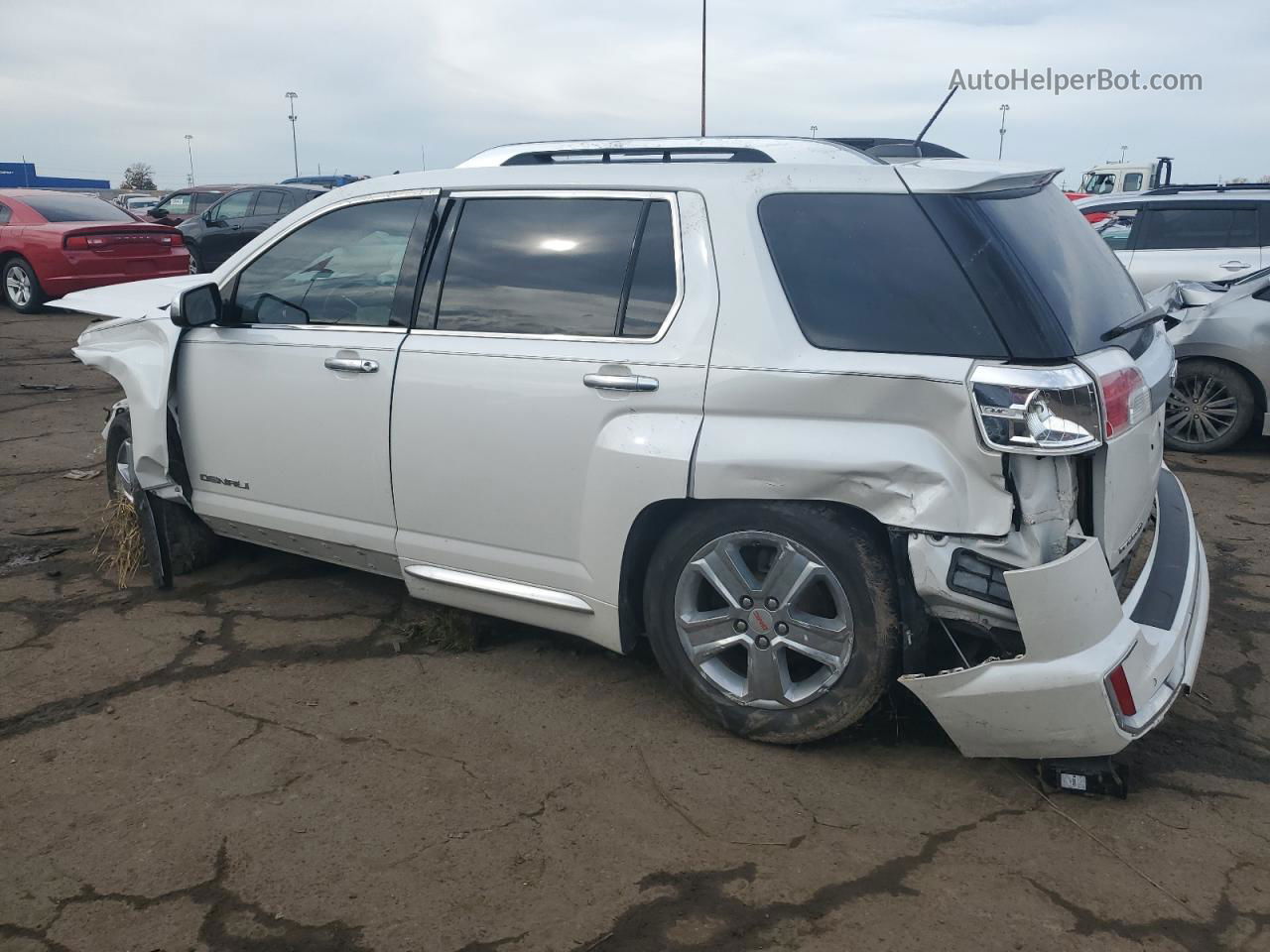 2017 Gmc Terrain Denali White vin: 2GKALREK8H6261071